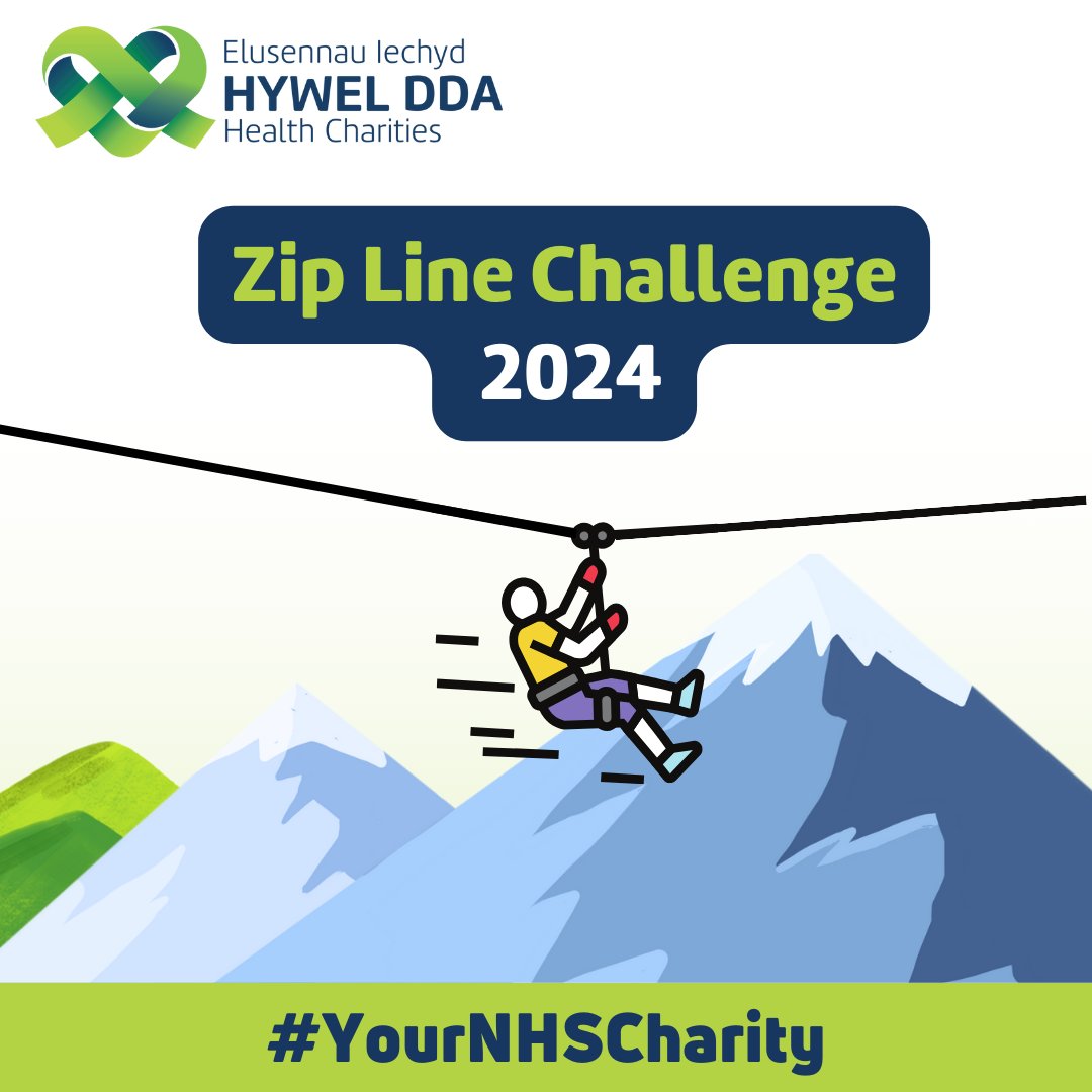 Final spaces available in our Hywel Dda Health Charities Zip Line Challenge 2024 😊

Think you’re up for the challenge? Visit hywelddahealthcharities.nhs.wales/campaigns/zip-… for more info! 😃