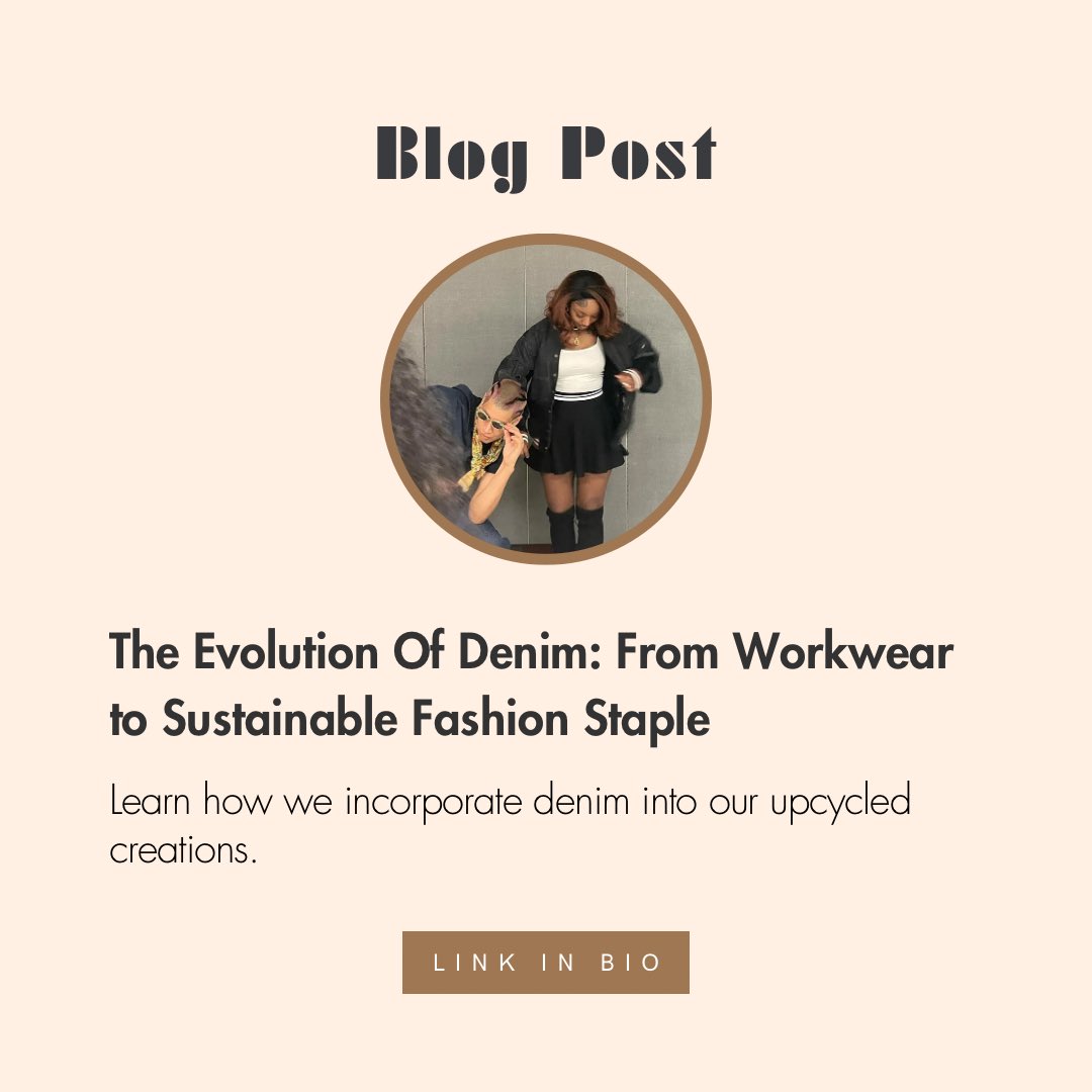azachng's tweet image. Take a walk down history to discover how denim went from tough workwear to a sustainable fashion favorite. 

Visit azach.ng/blog to know how we give it new life through upcycling♻️

#DenimEvolution #ConciousFashion #ReduceReuseRecycle #SustainableFashion