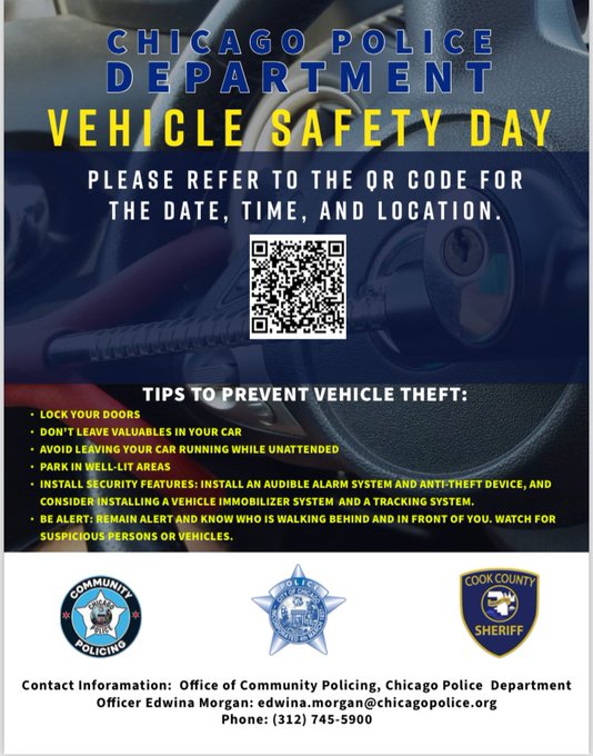 Vehicle Safety Day Saturday, March 2 from 9 AM - 2 PM Lincoln Automotive Group, 5455 N. Lincoln Ave Pre-register at forms.gle/fjha1sWTvtZPEt…