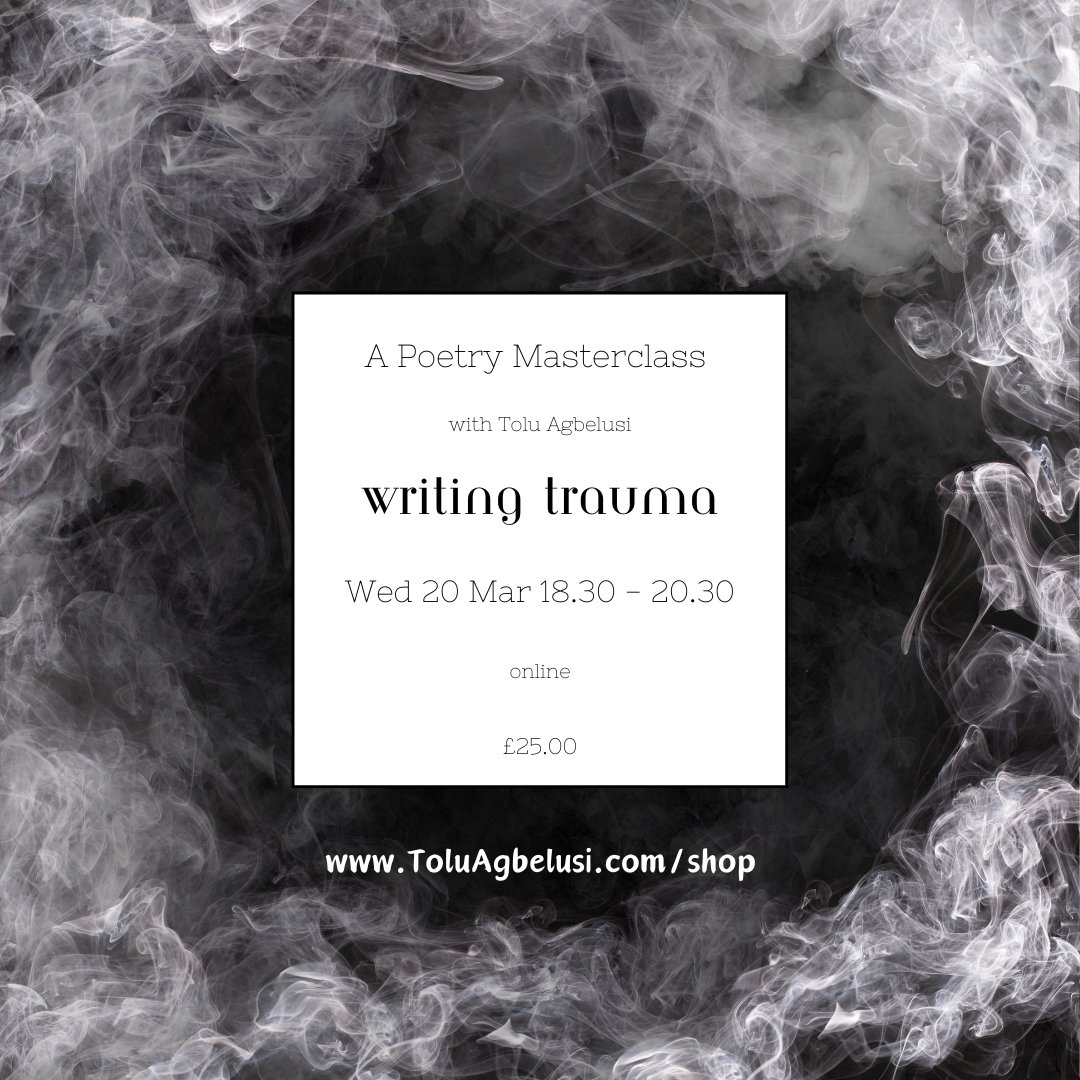 How do you write about a traumatic incident without retraumatising yourself AND the audience? JOIN us as we explore techniques to evoke emotion, create resonance and engage audiences without having to rely on the shock factor. toluagbelusi.com/shop