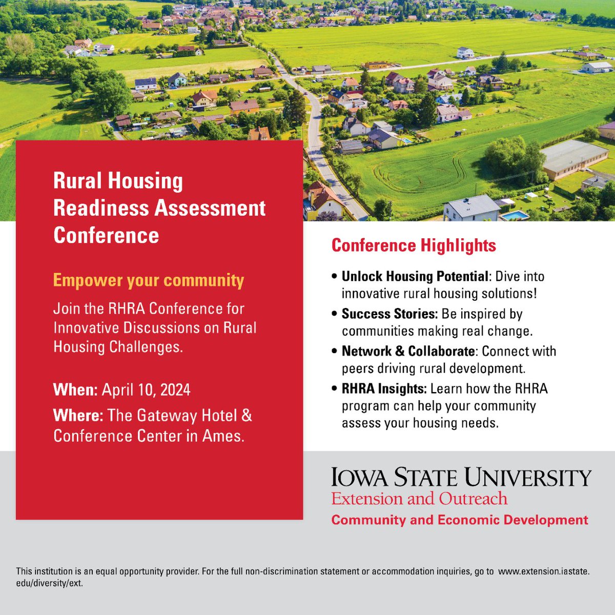 🏠 The evidence-based RHRA resource is for rural communities interested in assessing their current housing situation to ensure that residents have access to safe, affordable, and quality housing.

Find this FREE assessment community workshop and resources: bit.ly/2QuuTyy