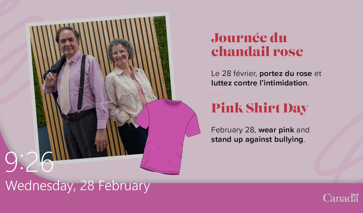 2waheedkhan's tweet photo. February 28 is #PinkShirtDay Wear a pink shirt to demonstrate solidarity and #StandUpAgainstBullying #PinkShirtDay2024 https://t.co/MQEcOOWUul