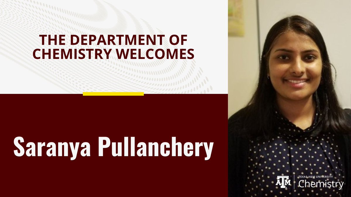 We're thrilled to welcome Dr. Saranya Pullanchery starting Fall 2024! 👍 Dr. Pullanchery is doing fantastic research in the intersection of soft matter, nonlinear optical techniques and the molecular structure of interfacial water aiming to characterize buried aqueous interfaces!