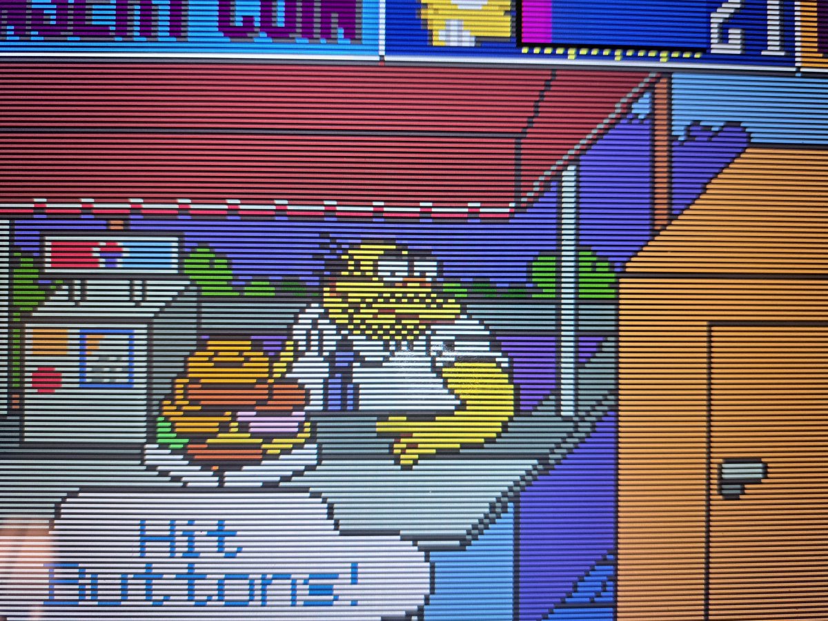 #DYK through towards the beginning of Level 2 of The Simpsons Arcade Game, you'll see the short-lived Simpsons Character Marvin Monroe eating a box of donuts in one of the concession stands on the middle-to-top of the screen? Marvin Monroe was a character in The Simpsons who…
