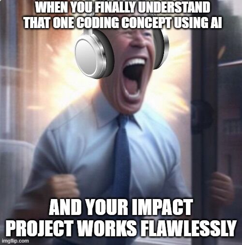 getdskills's tweet image. That Eureka moment with #AI! Coding isn't just typing; it's creating a masterpiece. And when it clicks, the feeling is unmatched.
Just like that perfect run of your impact project.
#CodingVictories #ImpactProjectSuccess #dskills #DigitalMastery #getdskills