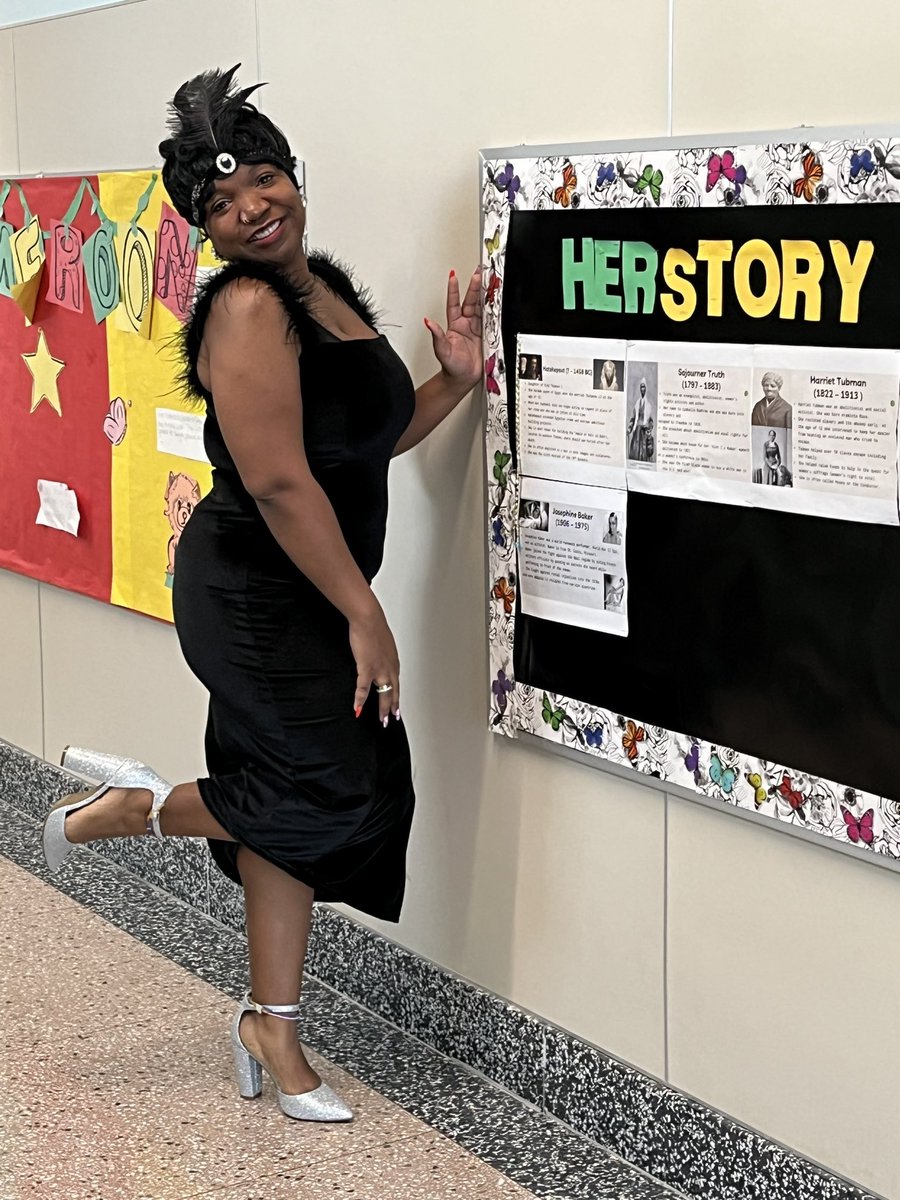 To celebrate Black History Month each year, our incredible 7th grade Individuals and Societies teacher, Ms. Johnson, dresses up as a different important figure in Black history each day. Here is just a small sample. Can you guess who she is?