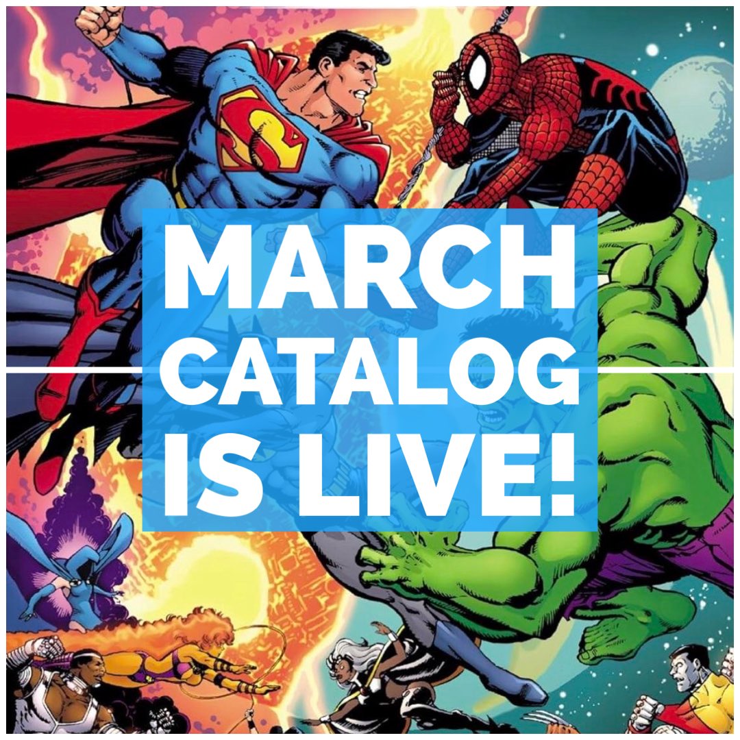 The March catalog is live! Time to Pre-Order all the hot new books! cheapgraphicnovels.com/march-2024-cat…
