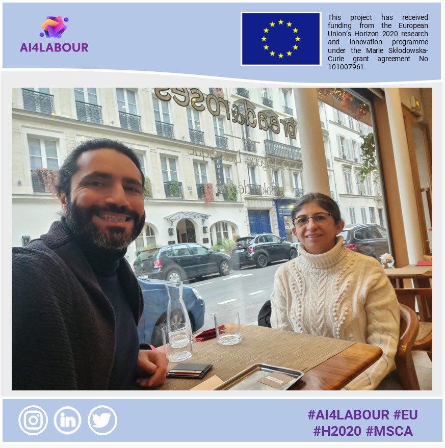 Meltem Uçal and Kayra Kakçıoğlu came together to work on the provincial package to implement the survey and model the data analysis for WP1. 😊