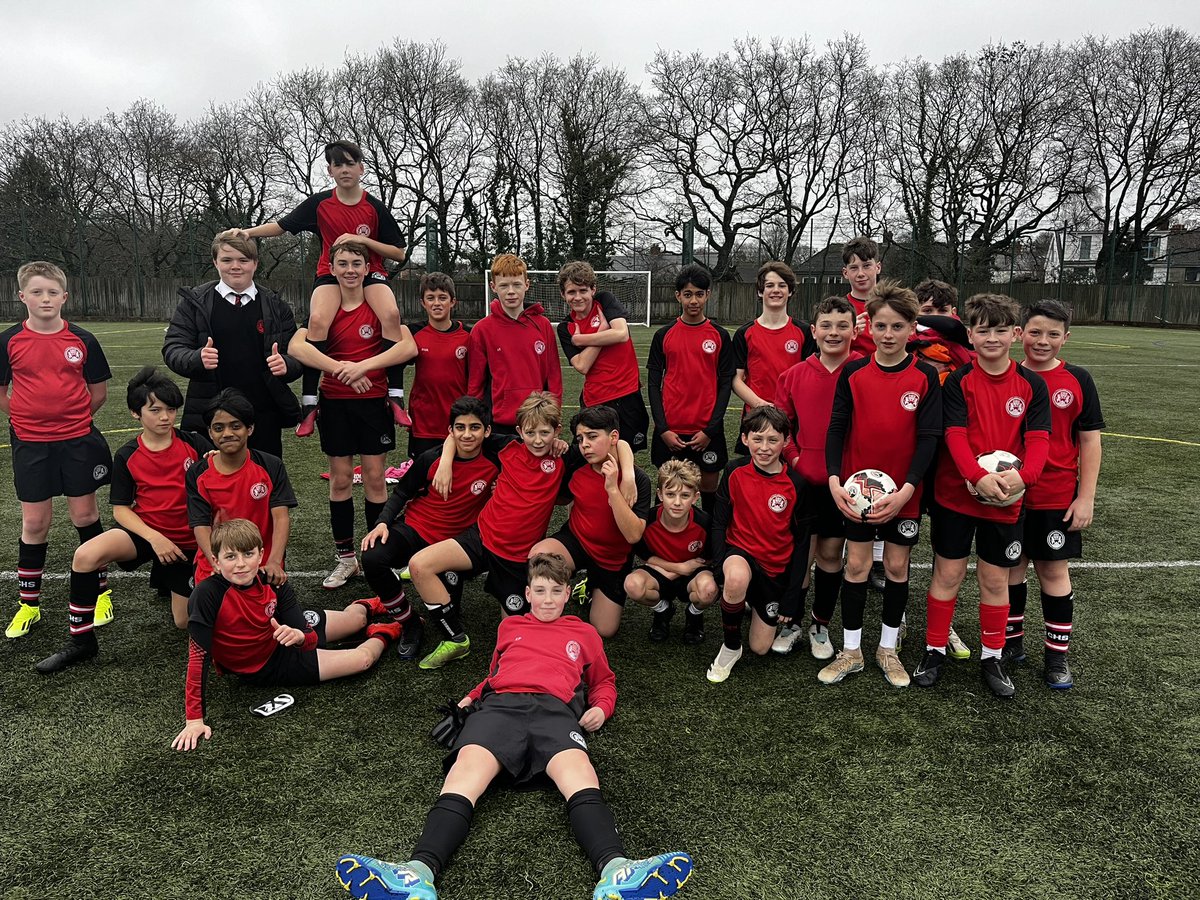 A great afternoon with our Y8 footballers having an internal game played in the right spirits against friends⚽️🔴⚫️