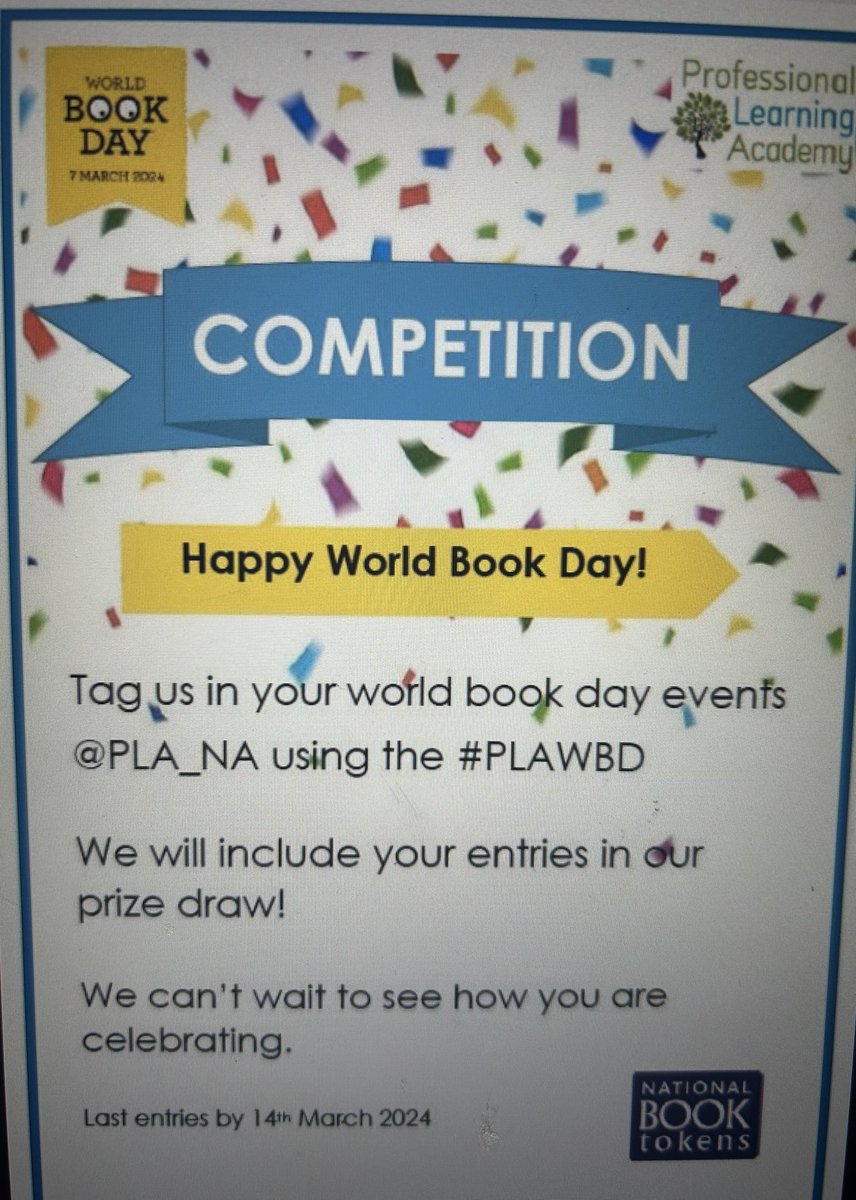 To celebrate World Book Day we are excited to invite you to take part in our prize draw. Tag us in your WBD celebrations to enter!