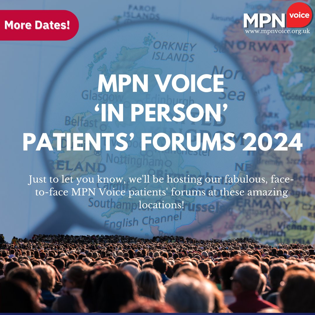 Mark your calendars! ️ Join us for upcoming in-person forums in: Perth: Sept 2nd, 10am-3pm Cardiff: Nov 27th, 4-8pm Glasgow: Dec 6th, 1-5pm More details coming soon! We can't wait to see you there. #mpnvoice #mpnsm
