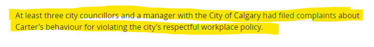 Gondek's Chief of Staff fired and paid $100,000K severance, just how much was his salary in the first place? 
#bullying
#PinkShirtDay #yyccc #recallgondek #CalgaryRecall 

cbc.ca/news/canada/ca….