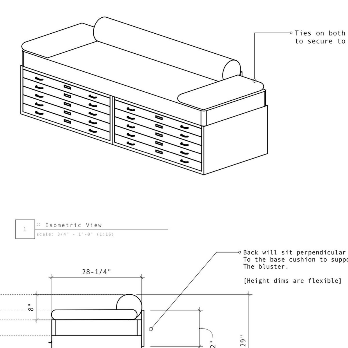 flatfile daybed by christine espinal, i need 5 of these asap