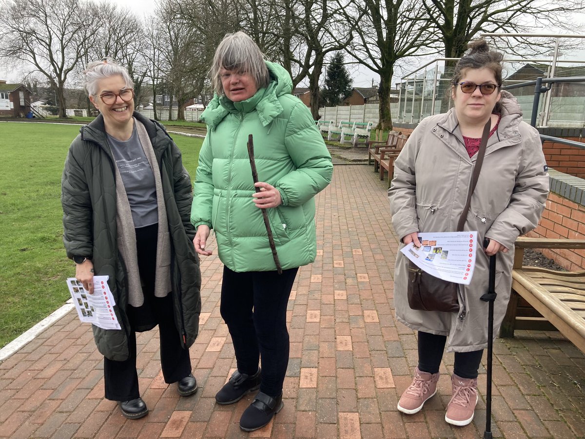 wearegmgold's tweet photo. We were modelling our freebies at our 2nd Winter Wander with @TheF4LGroup today. Our beanie hats &amp; snoods helped us keep warm. After we all enjoyed free soup &amp; sandwich made by the wonderful @CafeBeal team. Thanks for funding our Wanders @GmWalks @SalfordCVS #GoTheExtraMile https://t.co/lMQNiYdvIP