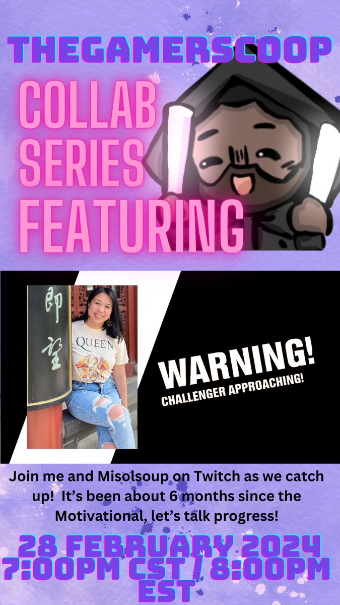 Come through tonight ^-^