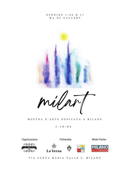 Are you in Milan? Do you like art? Come meet me at my second collective exhibition 🥰🎨✨✨✨  https://t.co/I7OX8mQShE<a href="/tag/gamechanger"class="tags"><span>#gamechanger</span></a>