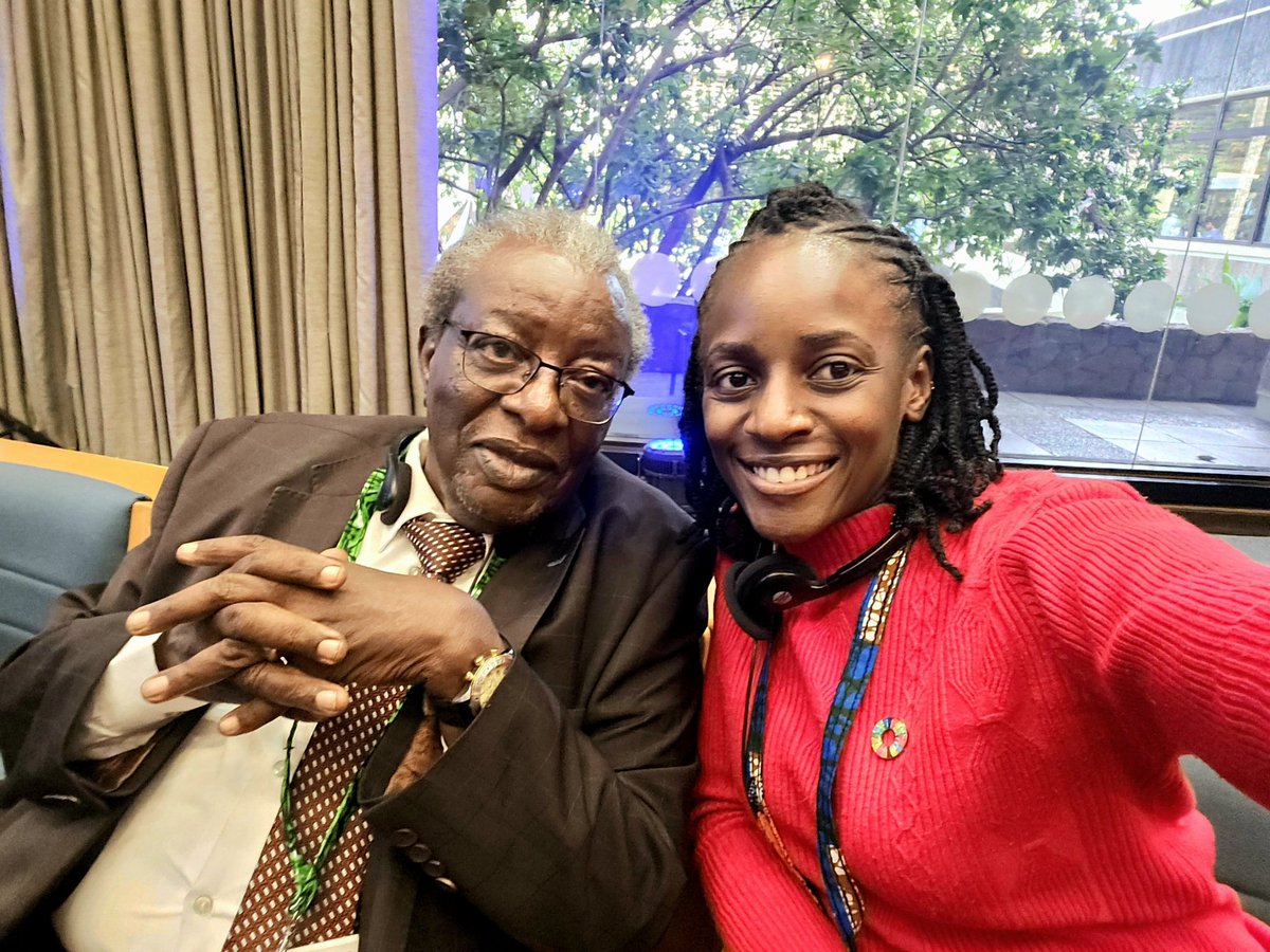 Had the privilege of sitting next to Amb. Donald  Kaniaru at #UNEA6. His insights into environmental law and policy, including his role in establishing @UNEP and global conventions, were truly enlightening. A distinguished professional! #EnvironmentalLeadership #UNEP