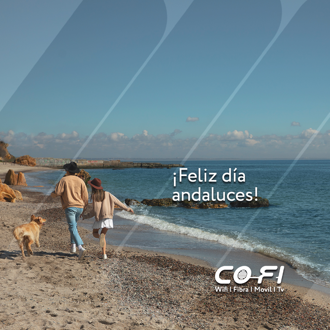 ¡Chiclaneros, hoy es 28 de febrero! 🌟 Feliz día de Andalucía a todos 🤩 
🌐 co-fi.es
#cadiz #chiclana #wifi #andalucia #internet #fibra #tv #cofi #conexion #altavelocidad #movil #telefonia #tarifa