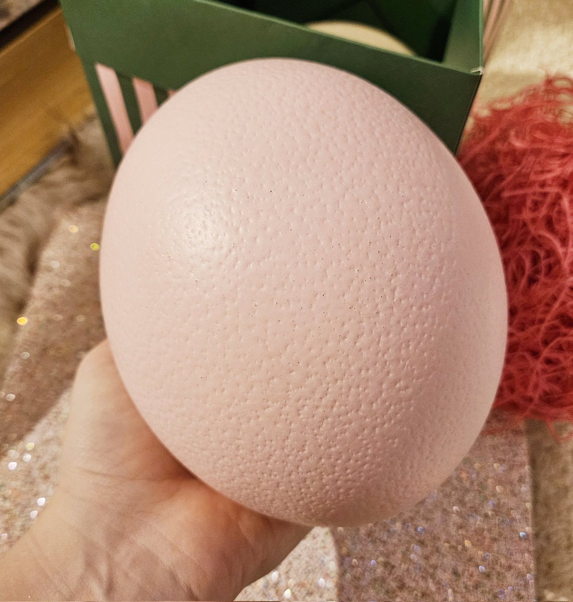 Look at this giant Egg 🤣🦤🪺✨️ #easter #egg #easterdecor #bird #birb #funny #eastergift #ostrich