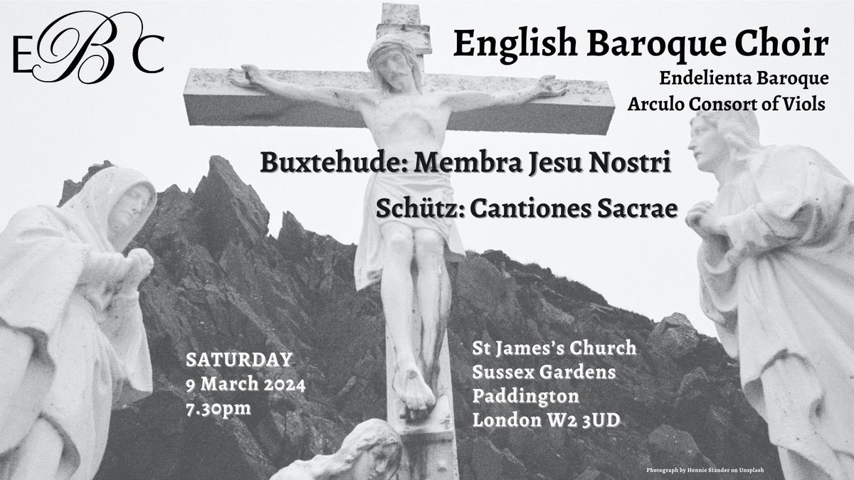 Our next concert beautiful Music by Buxtehude and Schuetz. Tickets 👉 wegottickets.com/EnglishBaroque…