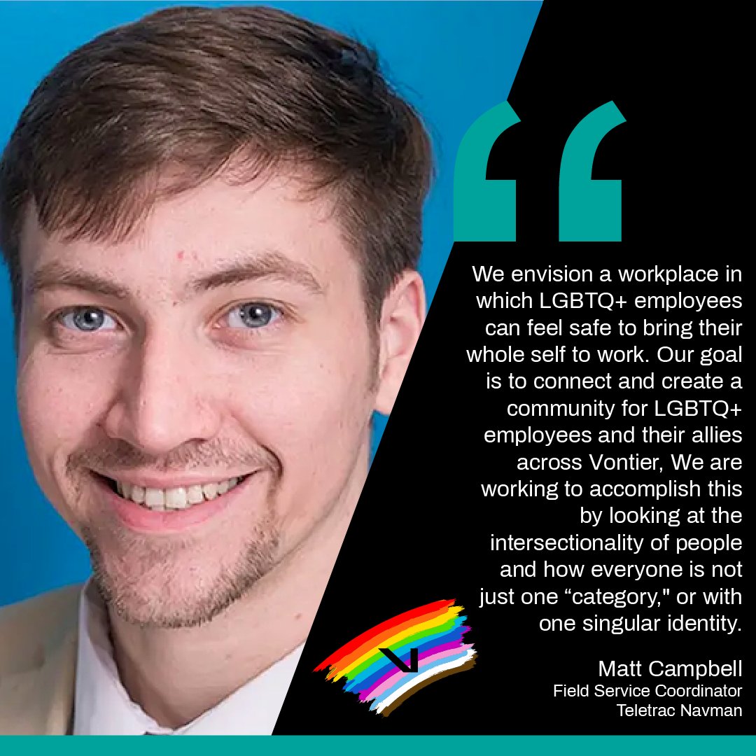 Vontier (@vontier_corp) on Twitter photo Vontier Pride chair, Matt Campbell of <a href="/TeletracNavman/">Teletrac Navman</a>, feels ERGs are vital to building, fostering, & developing an inclusive work environment. The ERG's goals for 2024 are to grow membership and provide education, perspective, & resources to create a more supportive workplace. Vontier Pride chair, Matt Campbell of <a href="/TeletracNavman/">Teletrac Navman</a>, feels ERGs are vital to building, fostering, & developing an inclusive work environment. The ERG's goals for 2024 are to grow membership and provide education, perspective, & resources to create a more supportive workplace.