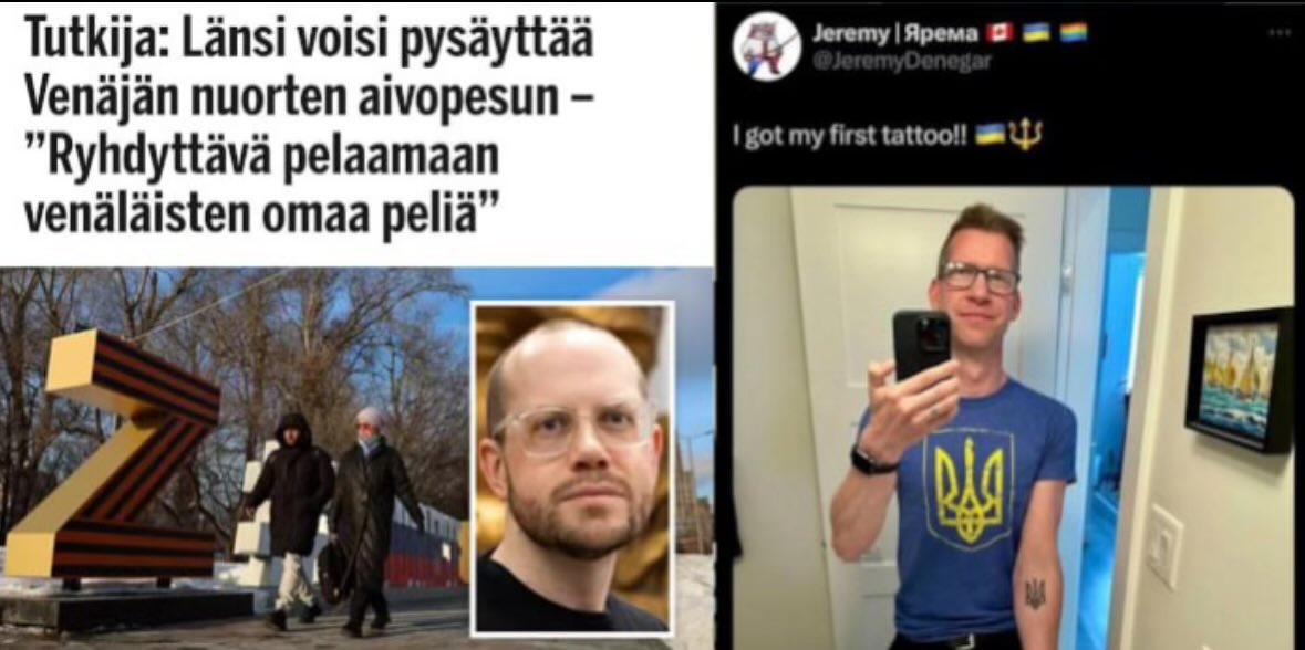 Haha, miksi nämä ”tutkijat” vaikuttaa itse olevan kaikista eniten aivopestyjä ja tyhmimpiä psykoosipotilaita?

Jo just siksi, koska ne on juuri sitä.

Seuraava tatuointi tuolla on varmaan EU-lippu persposkessa.