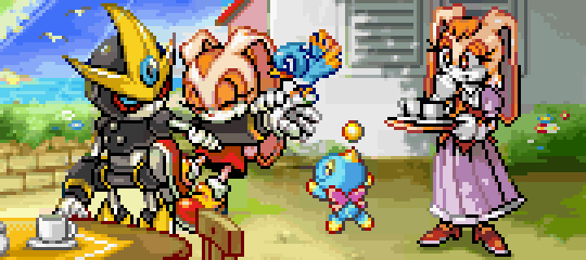 Final feliz de cream en Sonic Advance 3 💕💕 

#SonicAdvance3 
#SonicTheHedgehog