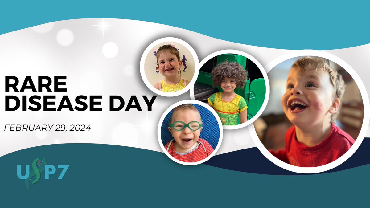 FoundationUSP7's tweet photo. We are honored to welcome you to Rare Disease Day where we shine a light on those affected by Hao-Fountain Syndrome. Today, we celebrate our fighters, our families, and the incredible work being done to support and uplift those impacted by this condition.  #usp7 #rarediseaseday https://t.co/u0C6hvBlde