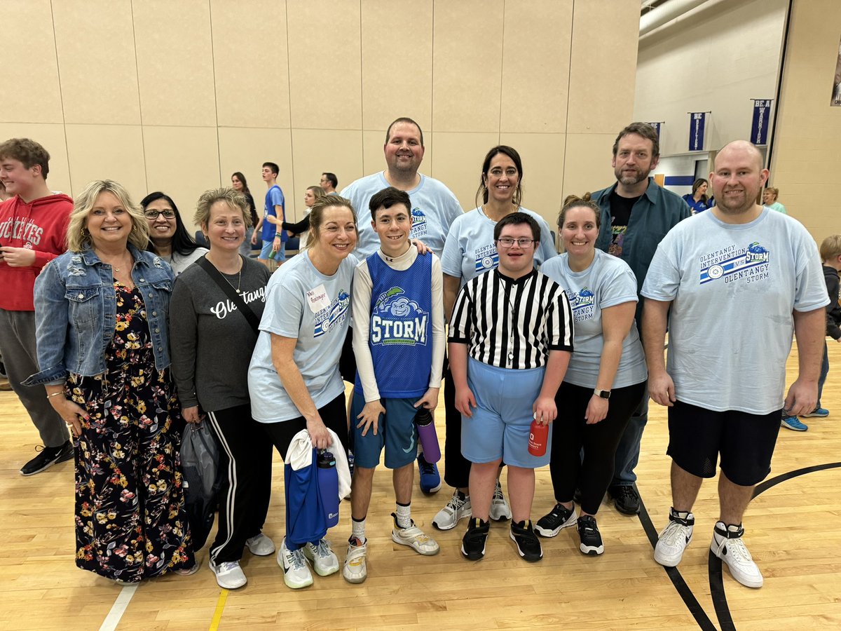 Olentangy Storm vs  Staff game was a blast! Team Storm for the win again this year! Proud of our students and awesome program! <a href="/SOOhio/">Special Olympics Ohio</a>