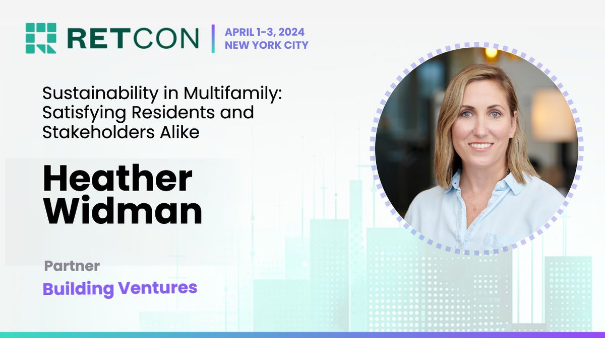 RETCON (@retcon_usa) on Twitter photo We’re excited to welcome Heather Widman, Partner at <a href="/buildingvc/">Building Ventures</a> to the stage at RETCON 2024 on April 1-3 at the New York Marriott Marquis! Apply for a free pass or register now to join the discussion: retconference.com/usa/ We’re excited to welcome Heather Widman, Partner at <a href="/buildingvc/">Building Ventures</a> to the stage at RETCON 2024 on April 1-3 at the New York Marriott Marquis! Apply for a free pass or register now to join the discussion: retconference.com/usa/