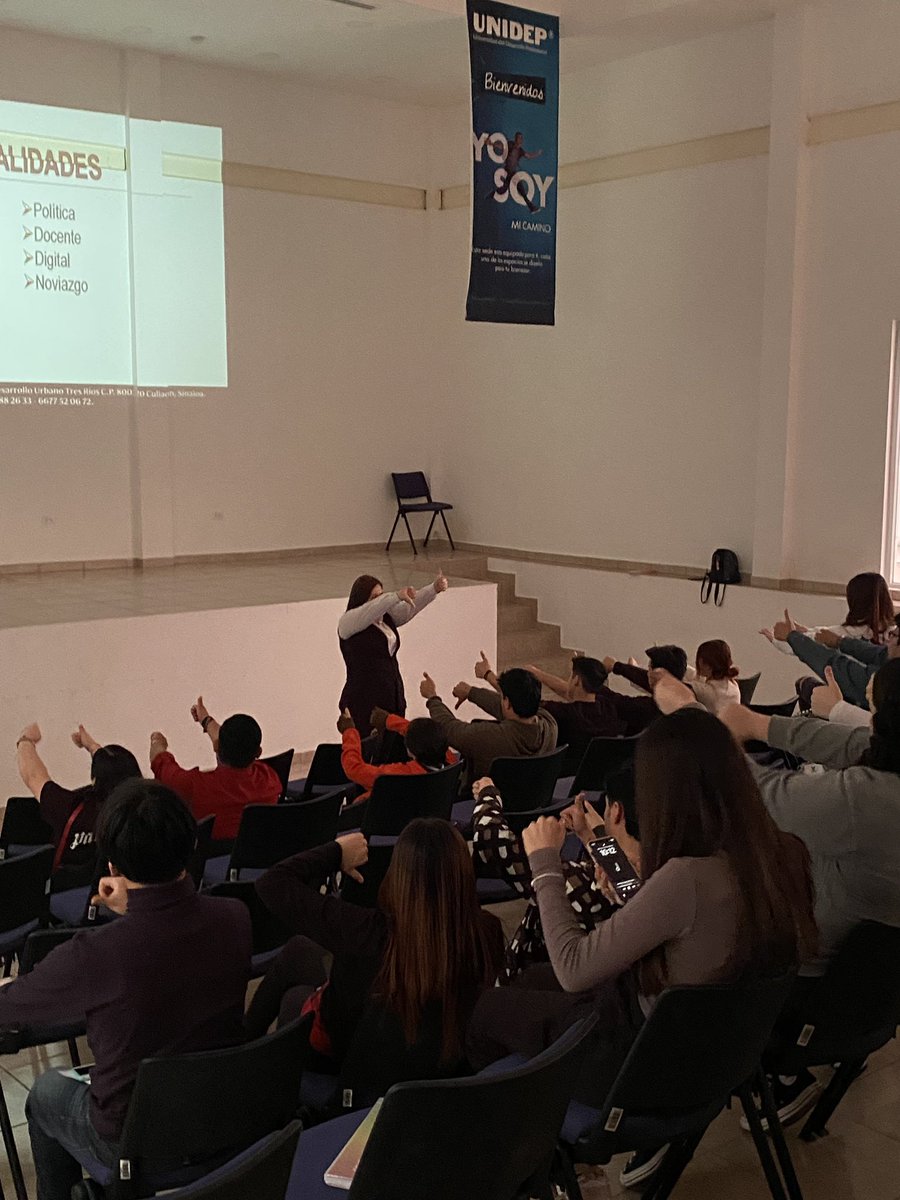 Acudimos al plantel <a href="/UNIDEPoficial/">UNIDEP oficial</a> Culiacán para llevar a cabo la conferencia de “Noviazgo Seguro” ✨✅, en coordinación con <a href="/SEMUJERES_/">Secretaría de las Mujeres Sinaloa</a> y <a href="/cjmsinaloa/">Centro de Justicia para las Mujeres en Sinaloa</a> 🙌🏽

#BienestarJuvenil
