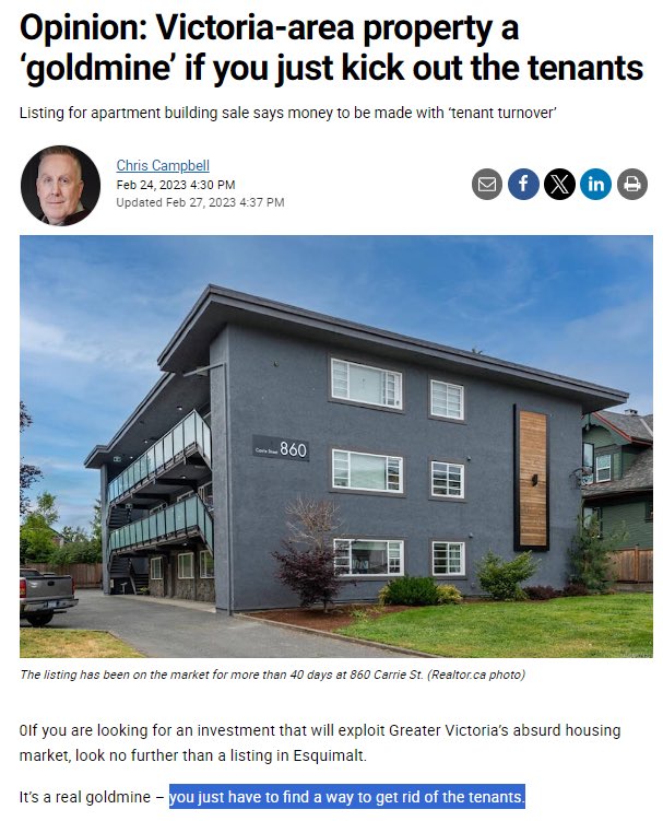 Today, we announced the <a href="/RentalProFund/">Rental Protection Fund</a> purchased 16 homes in Esquimalt.

A year ago, an article mentioned the tenants were at risk of displacement.

Protecting families like these from eviction - is exactly why we made the fund in the first place.

👉🏾 news.gov.bc.ca/30373