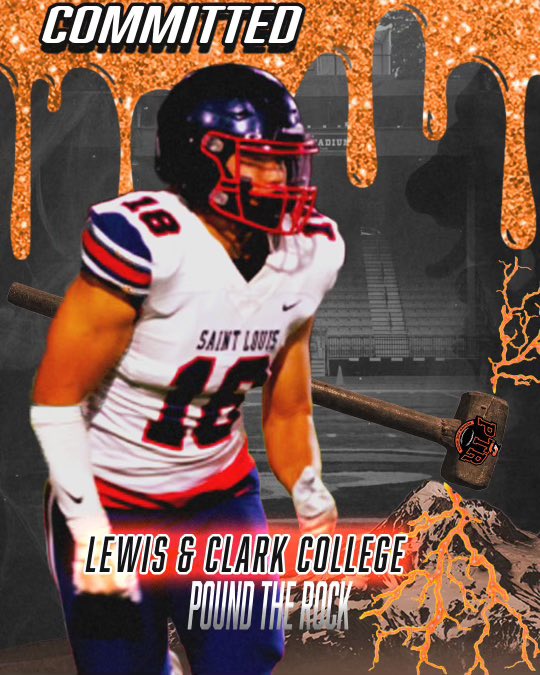 I am blessed to say I am committed to Lewis & Clark, thank you coach @Coach_DanFields