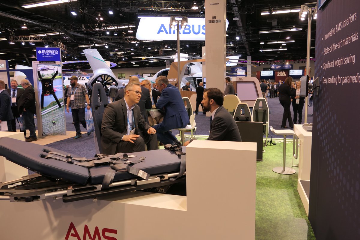 The first day of HAI Heli Expo 2024 was a great experience with many conversations. We are happy to be back in the USA to be part of HAI Heli.
You want to find out more about our great seating family, FLYWEIGHT®? Then visit us at our booth 1628 here in Anaheim.
#haiheliexpo24