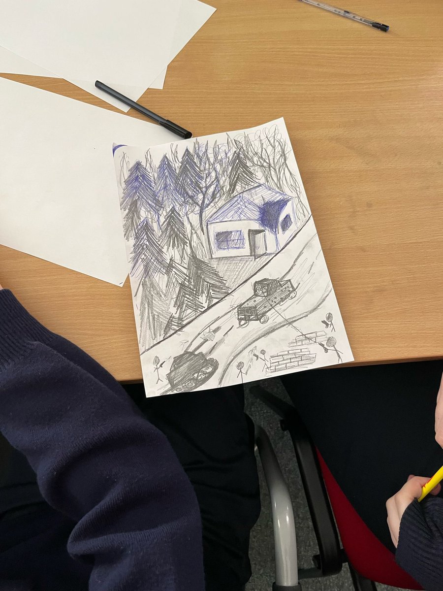 On Monday,our 2nd year English students attended a creative writing workshop hosted by @fightingwordsireland. They created some amazing short stories, poems and illustrations and enjoyed opening up their imaginations! 💭🌍📖 @clarecountylibrary