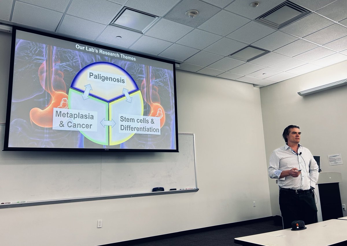 Great hosting @millsjc67 from @bcmhouston for an excellent seminar today @McGovernMed! Incredible mechanistic insights into cellular remodeling for regeneration and tumorigenesis! #Paligenosis #CellPlasticity #StemCells @bcm_gihep