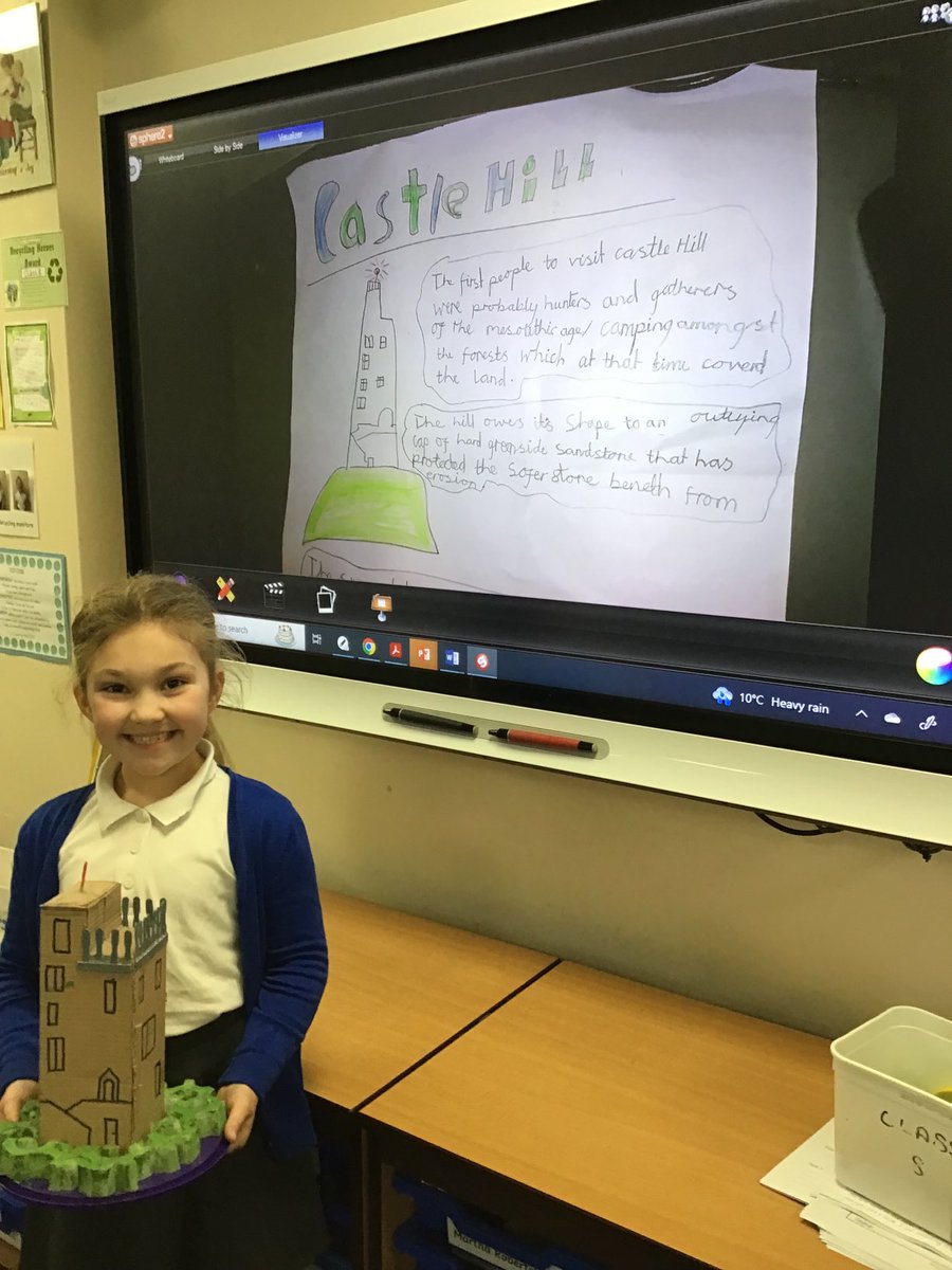 yr3melthamce's tweet photo. Class 8 enjoyed two brilliant Yorkshire presentations! L told us all about Castle Hill and we found out about The Humber bridge from M. Both girls had made amazing models, we were so impressed. 🤩 #melthamgeography #melthamstandout https://t.co/wkLsh38ujC
