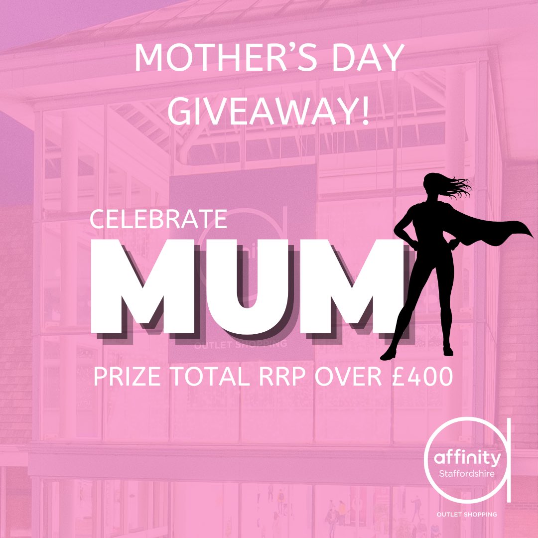 📣 MOTHER’S DAY GIVEAWAY! 📣 We’ve rounded up a selection of prizes from the stores. Head to our Facebook or Instagram page to enter! T&C’s apply. Winner will be chosen before 10th March 2024. #competition #giveaway #MothersDay