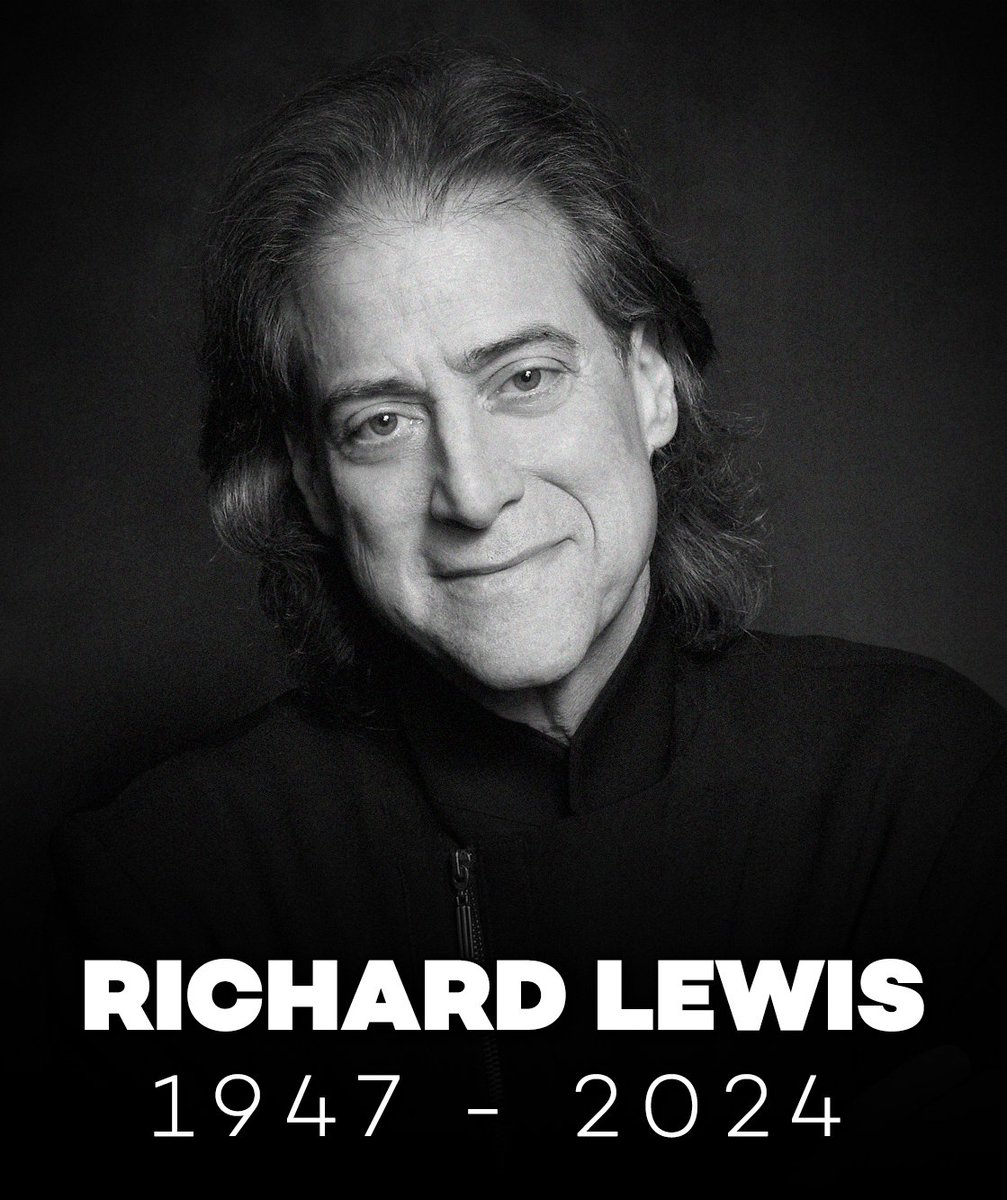 Beloved comedian and frequent CURB YOUR ENTHUSIASM actor Richard Lewis has sadly passed away at the age of 76

Rest In Peace