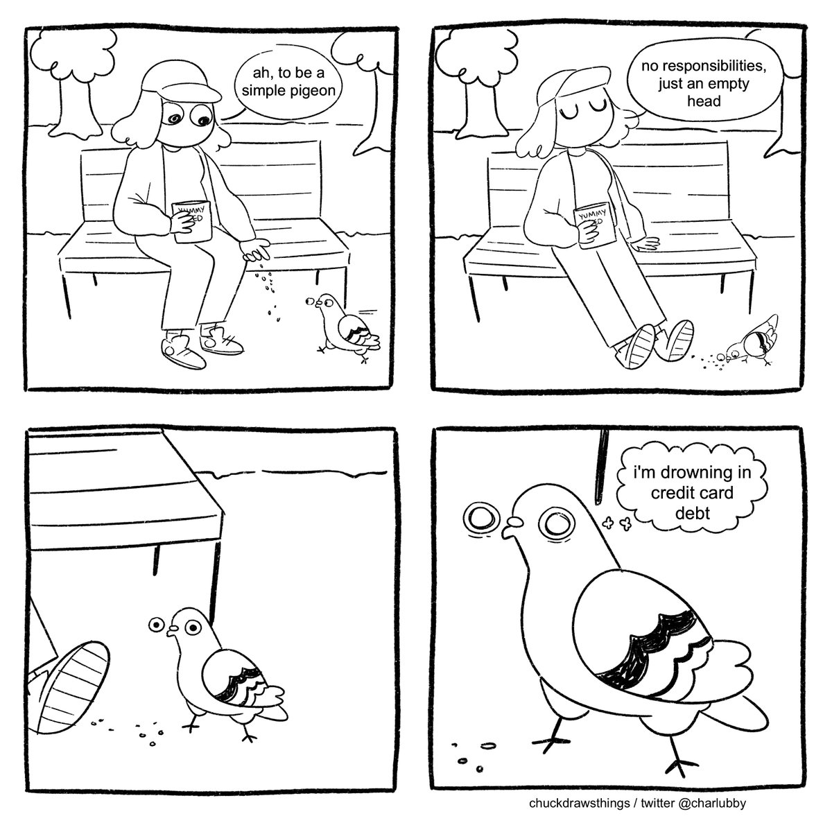 pigeon got problems too