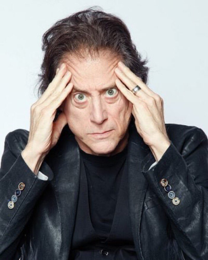 ‘I’m paranoid about everything in my life. Even at home on my stationary bike, I have a rearview mirror.’ RIP Richard Lewis