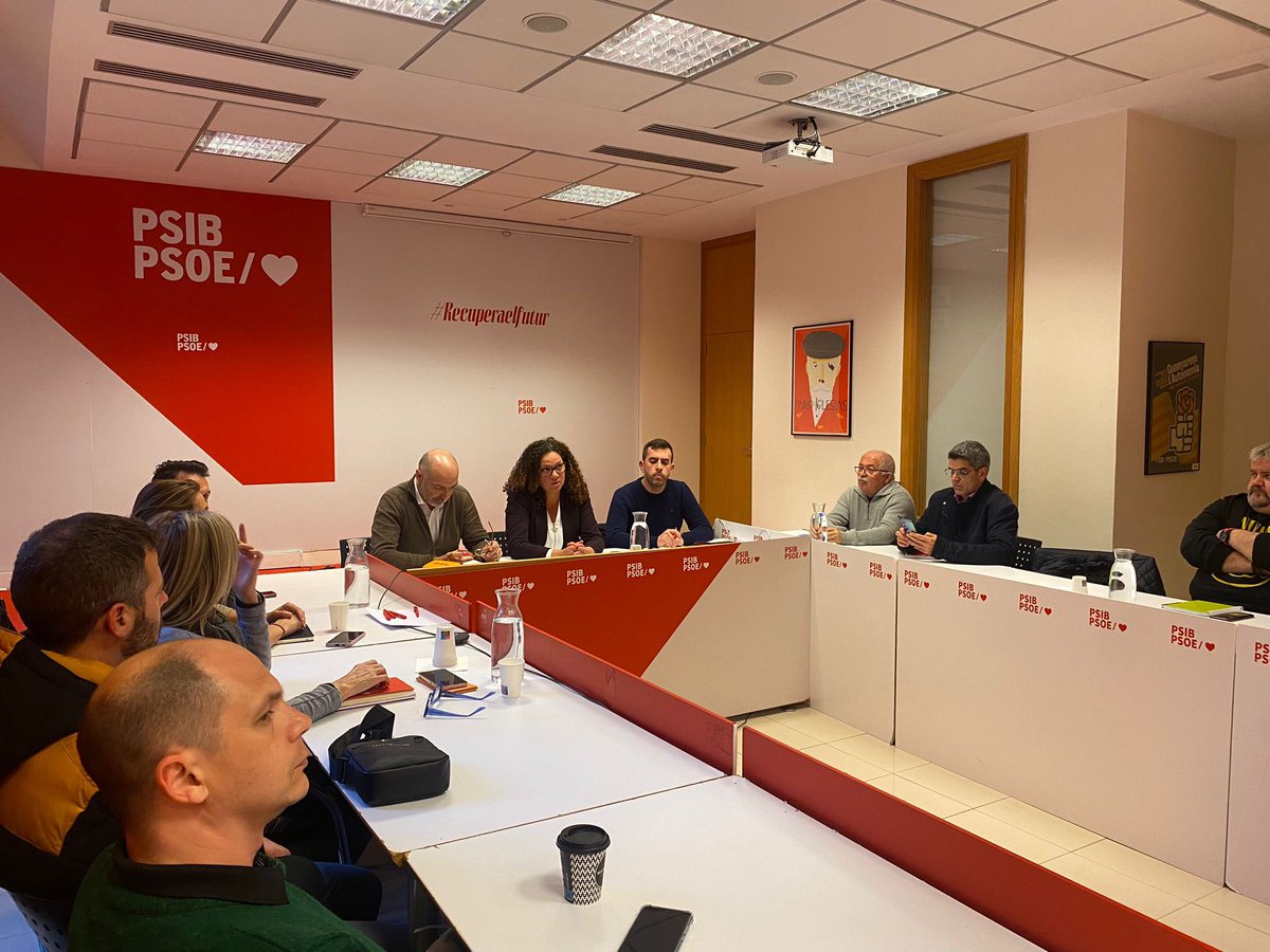 Reunió del Grup d’Esports de la Federació Socialista de Mallorca. Treballam conjuntament amb totes les agrupacions de Mallorca per proposar temes conjunts en matèria esportiva.