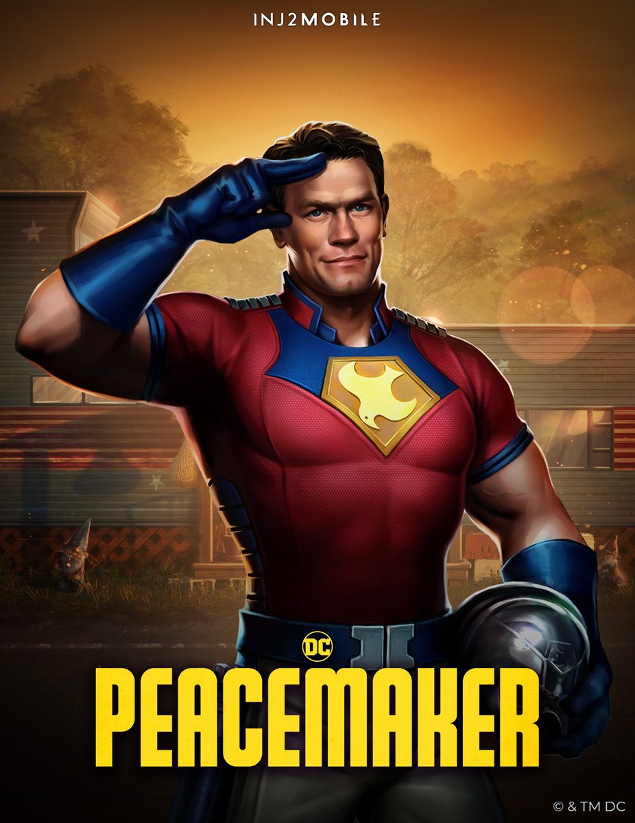 Join @DCpeacemaker in #INJ2mobile and embrace his Vow of Peace ☮️ Defend your teammates with his Peace Shield and unleash his Torpedo attacks for victory! Play Now.