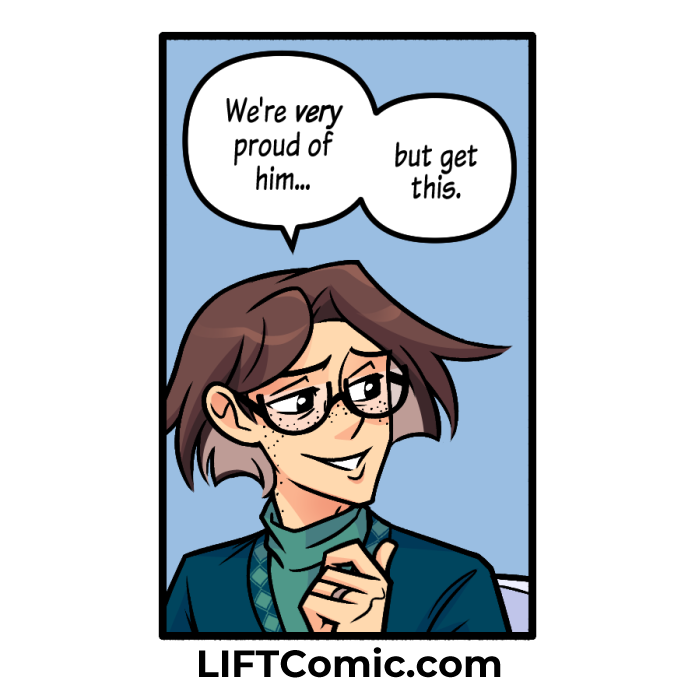 Time for some catching up. ♥ Living in Future Tense updated today!

NEW PAGE: liftcomic.com