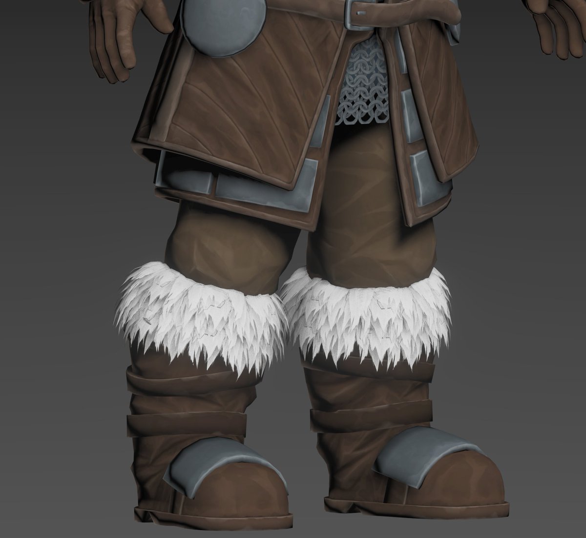 Doodle_Viking's tweet photo. Some lunch time updates on the fur of this guys boots!
#heimar #indiedev #gamedev #indiegame #3d #indiegamedev #unreal #gaming #indiegames #gamedevelopment #gamedesign #videogames #madewithunreal #gameart #indie #gamedeveloper #indiedeveloper #digitalart #screenshotoftheday https://t.co/xQtYXPzWXN