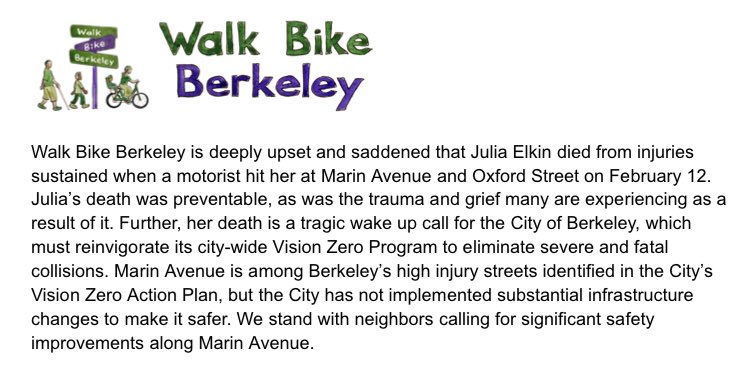 Our statement on Julia Elkin’s tragic, preventable death.