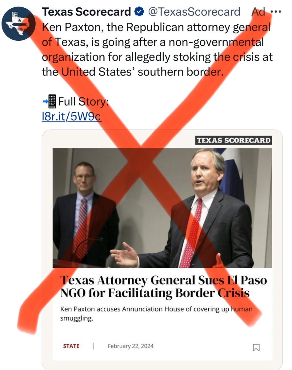 antraasa's tweet photo. Propaganda “news.” Hired to sensationalize, confuse, and distract. If this is a “news” source for you, you have been targeted. #FakeNewsOrg #txed #txlege https://t.co/ZmX7tRV5Ui