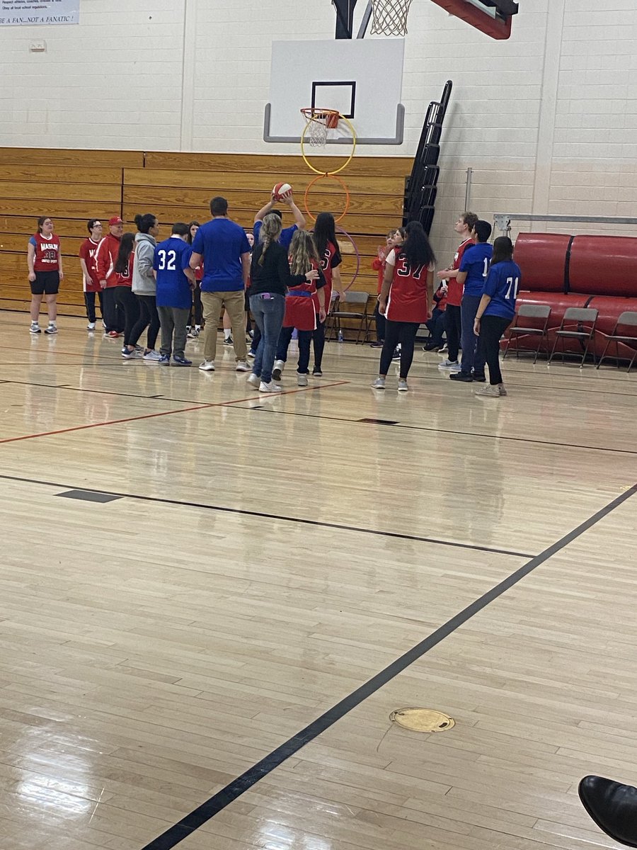 Masuk Unified in action at the Pomperaug tournament this afternoon. #pantherpride