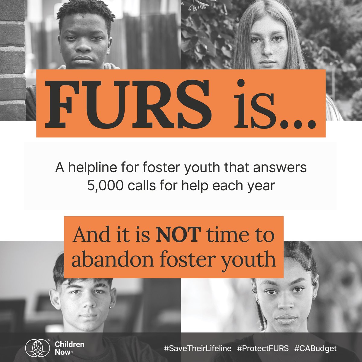 Foster youth need your help. Please join over 5,400 organizations in The Children's Movement of California and sign on to our campaign to save FURS: bit.ly/48lMAo2
