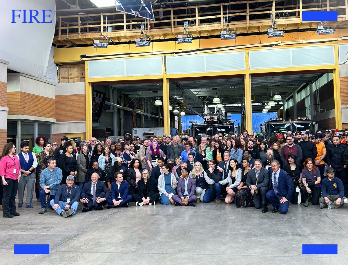 #OneChicago cast and crew gathered to say goodbye to @karakillmer